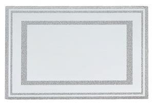 18002 Mirror Tray With Broken  Stones 16.5x11.8"