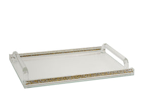 1485G TRAY CRYSTAL AND Gold