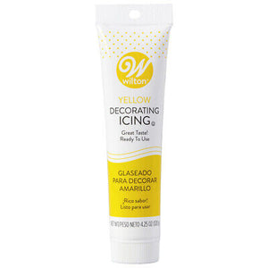 Wilton Lemon Yellow Ready-to-Use Icing Tube, 4.25 oz.