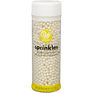 SUGAR PEARLS - WHITE
