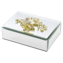 Load image into Gallery viewer, CB2026 Gold Botanica Jewelry Box
