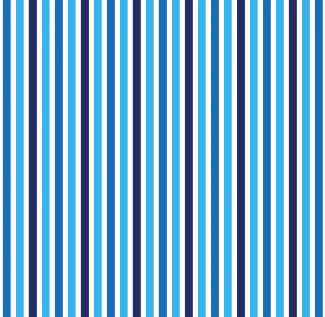 Candy Stripe Blue - (SQUARE)