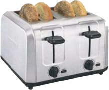 HAMILTON BEACH 4-Slice Brushed Stainless Steel Toaster