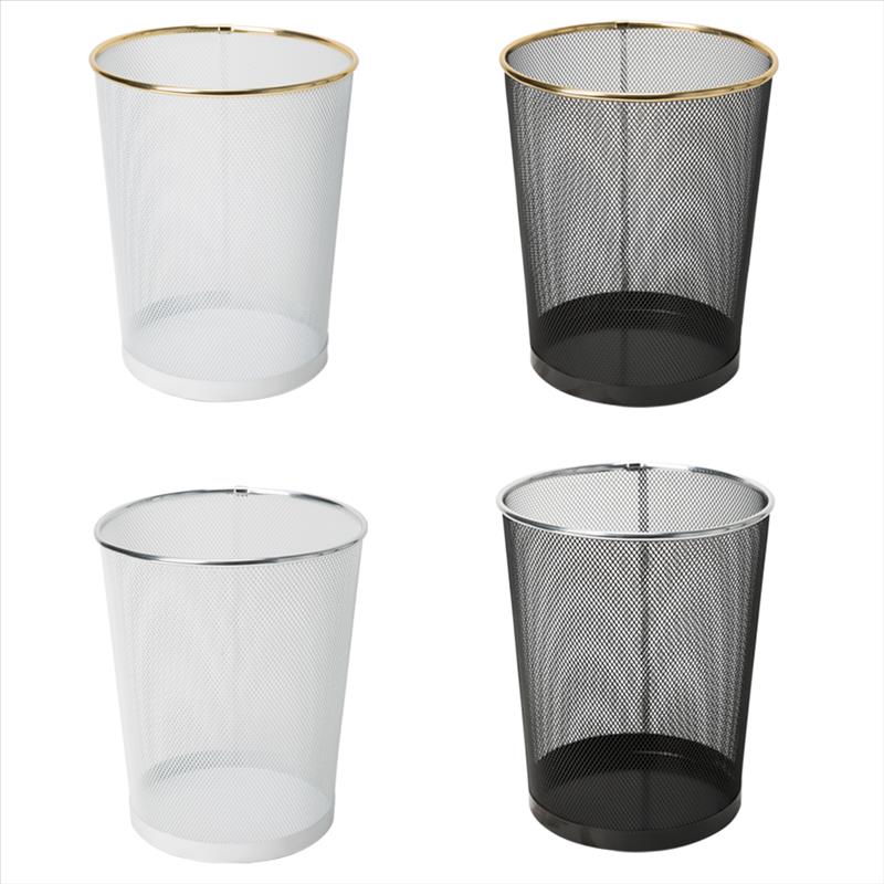MESH Waste CAN -10LTR ASSORTED 9X7.40X11.20