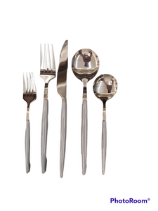 Osaka Flatware Grey Service For 4
