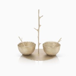 74413-0000 Hazorfim Salt & Pepper Dish Sp Almond Tree