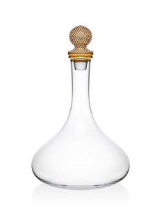 48234 PAVE 68oz GOLDEN DECANTER