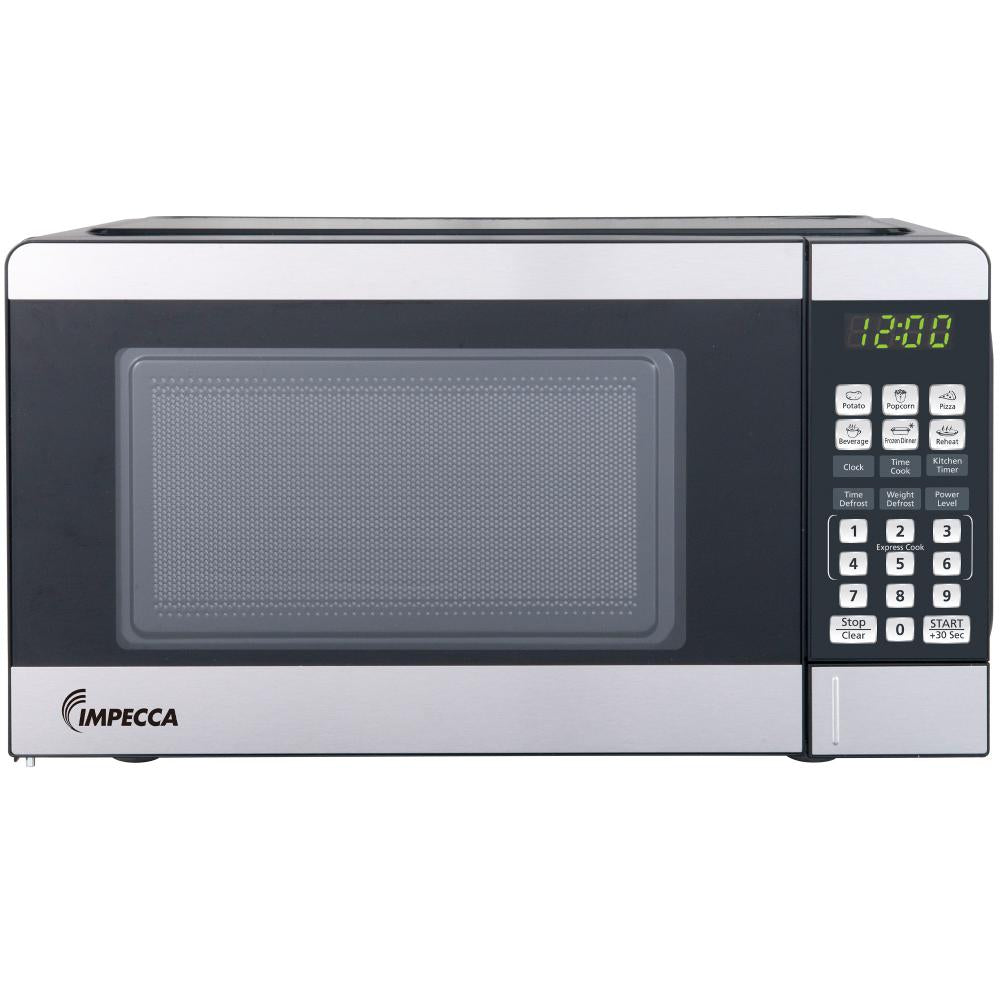 0.7 Cu. Ft. Microwave Oven 700W - Stainless Steel