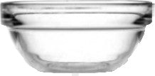 VK-58124 Vikko - Stackable Glass Bowl, 2 Inch Kearah Cups