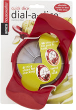 Load image into Gallery viewer, Amco Dial-A-Slice Adjustable Apple Corer and Slicer, 5.80 x 4.25 x 7.25&quot;
