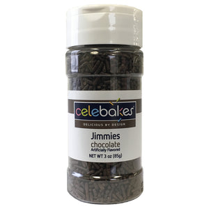 Celebakes Chocolate Jimmies, 3 oz.