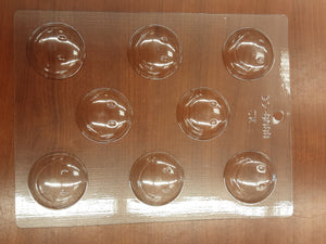 90-9088 Smiley Face Choc Mold 1-3/4"