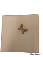 Load image into Gallery viewer, NAP-BTF META... BUTTERFLY NAPKIN 20X20: METALIC
