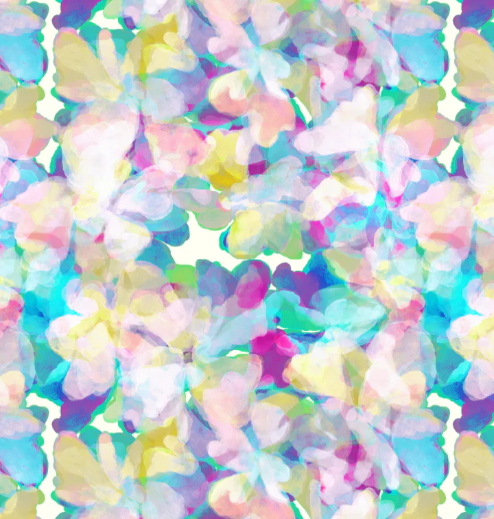 Abstract Flower - (SQUARE)