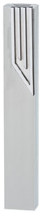 23491 Aluminum Mezuzah 15Cm With Metal "Shin