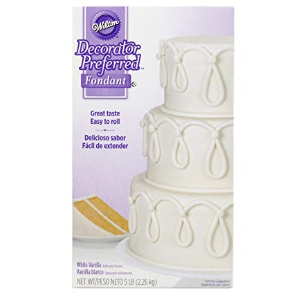 Wilton Decorator Preferred Premade White Fondant , 5 lb.