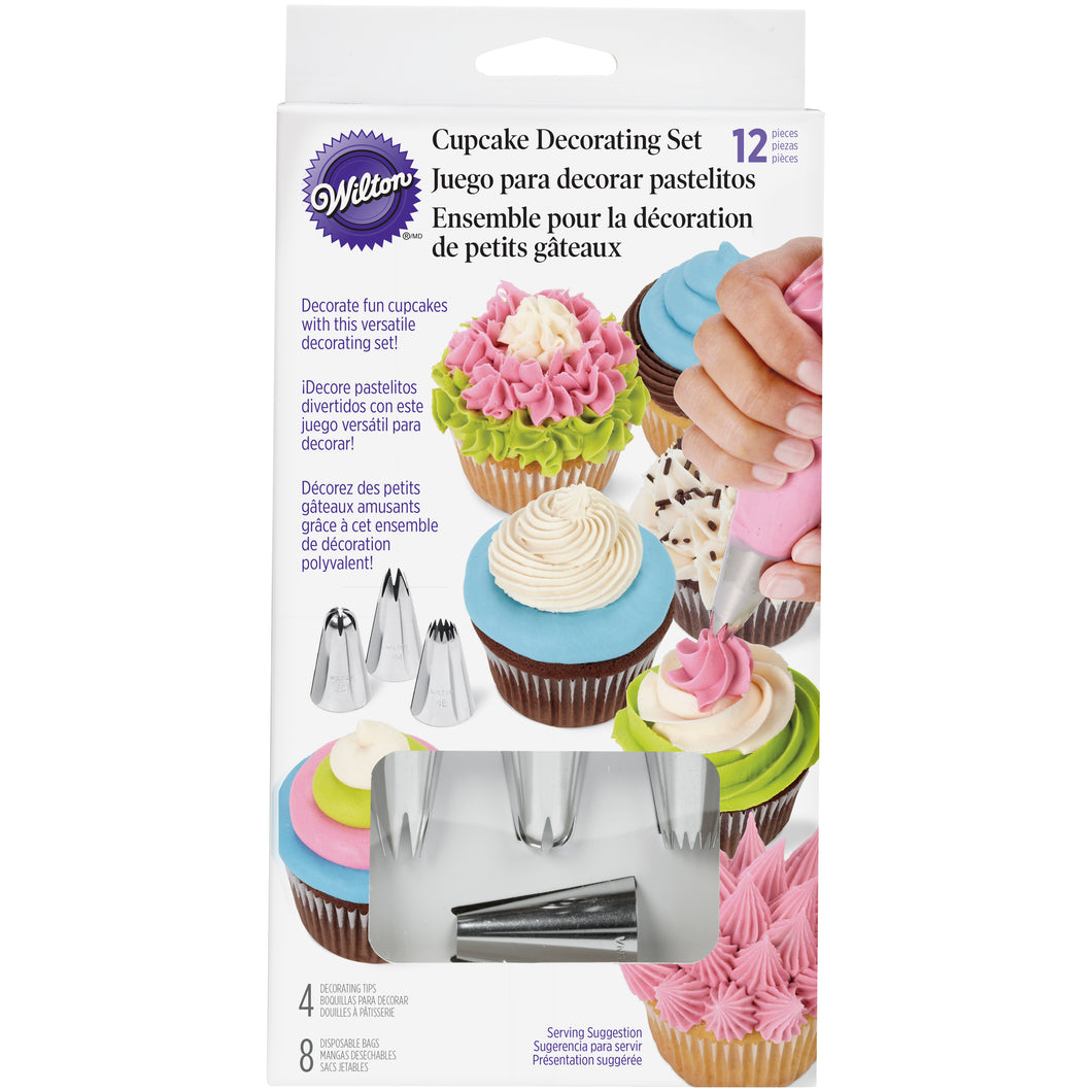 12PC CUPCAKE DECORATING SET