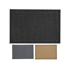 Black Chevron Choir Doormat