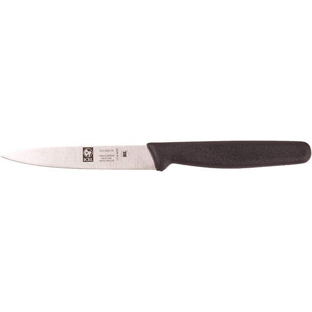 Icel Black 5-Inch Paring Knife, Straight Edge