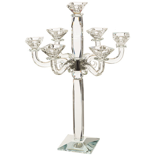 UK47824 Crystal 7 Branch Candlesticks 47 cm
