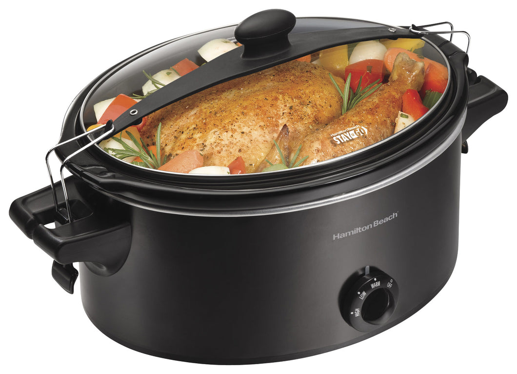 Hamilton Beach 6 Qt Slow Cooker Black