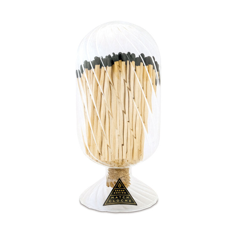SKRLM1 Ribbed Match Cloche - Black Tips