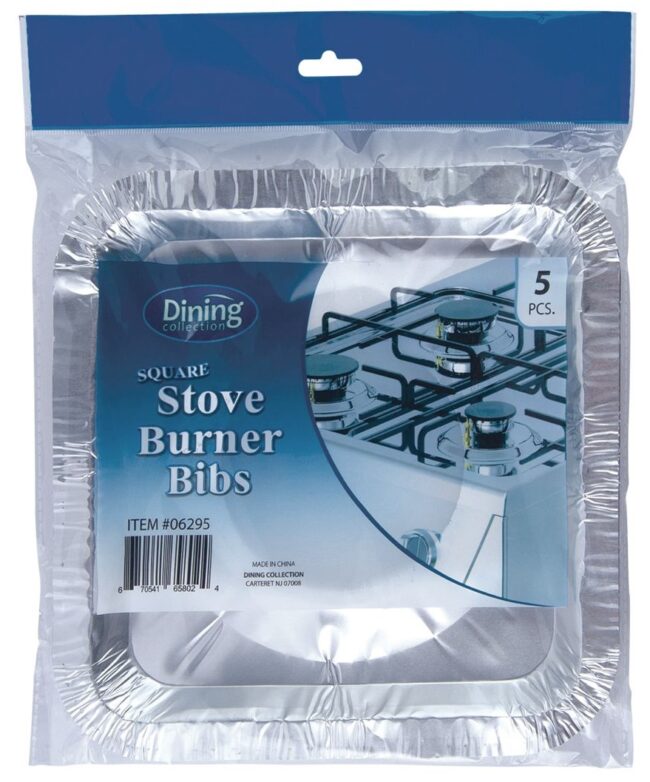 FOIL-BURNER BIB-SQUARE 5ct