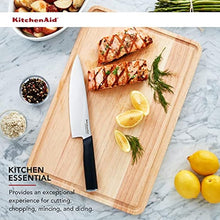 Load image into Gallery viewer, KitchenAid Classic Rubberwood Cutting Board With Perimeter Trench, Extra-Large Reversible Chopping Board, 12-inch X 18-inch, Natural
