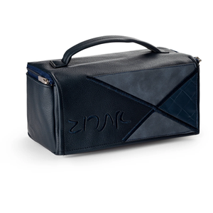 PU-EB-DA-N PU Leather Esrog Bag - Diagonal Navy