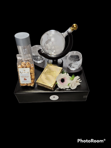 MM15 Globe Liquor Set Mishloach Monos