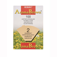 Load image into Gallery viewer, Filtropa Unbleached Coffee Filter, Size Number-2
