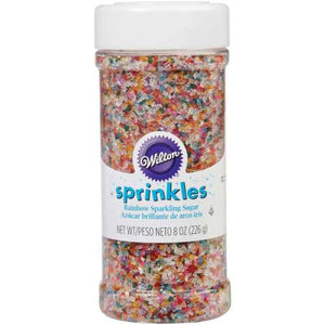 RAINBOW SPARKLING SUGARS 8 OZ