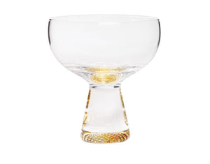 GDB2854 Dessert Bowls with Gold Reflection Base - 4.5"D x 5"H