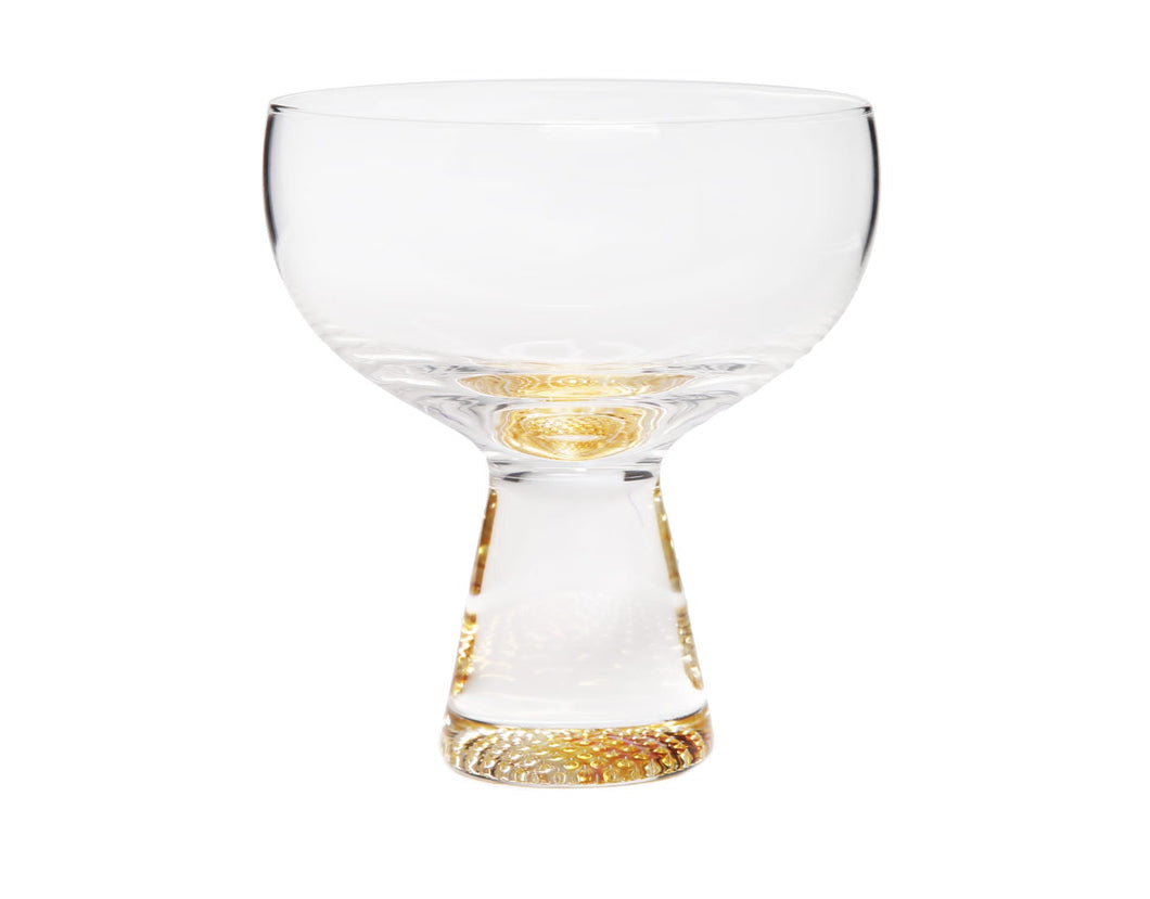 GDB2854 Dessert Bowls with Gold Reflection Base - 4.5