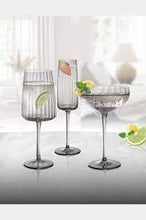 Load image into Gallery viewer, Q832002 Modern Wine Glass Gray Service For 4
