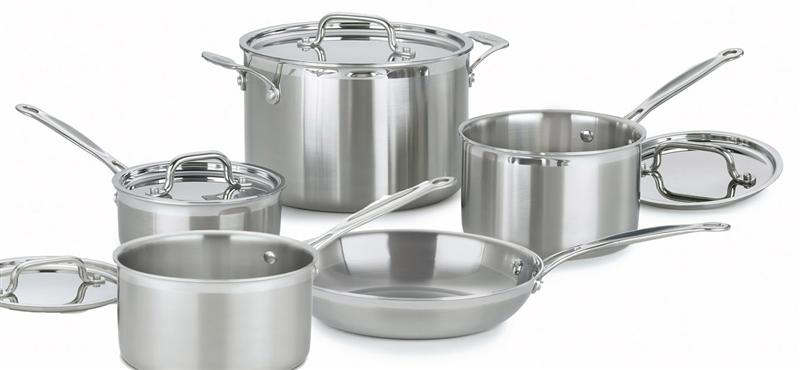 Cuisinart Multi Clad 9 Piece Cookware Set
