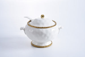 CER-2651-WG Soup Tureen & Ladle