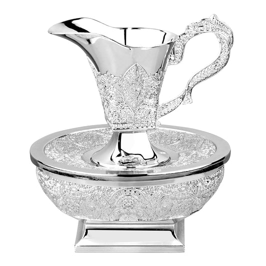 J-MACF Mayim Achronim Set Silver plated Filigree Design