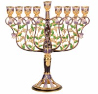 31250 Jeweled Tree Of Life Menorah