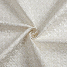 Load image into Gallery viewer, TC1374 Tablecloth Houndstooth White Gold
