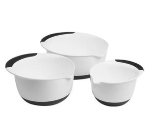 OXO GG 3 PC MIXING BOWL SET - WHITE