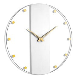 CL-CL-GO Clock Wall Art - Classic Gold - 18"