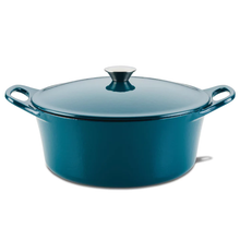 Load image into Gallery viewer, Rachel Ray 5 Qt Cast Iron Dutch Oven
