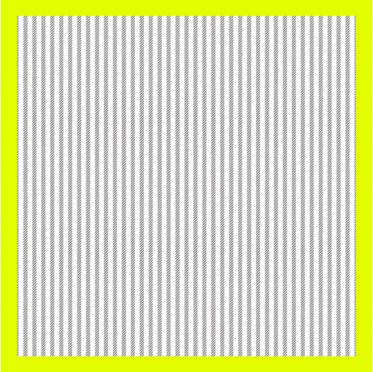 Cotton Stripe Yellow Place Mat