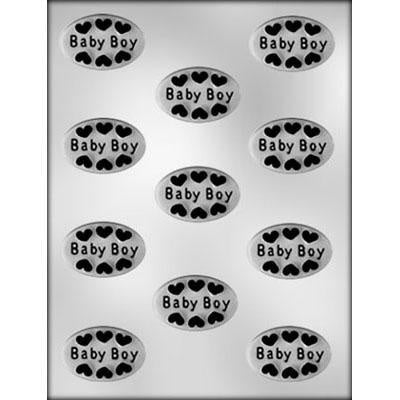 90-11513 Baby Boy Oval Chocolate Mold