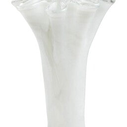 OND-5283 Onda Glass White Large Vase