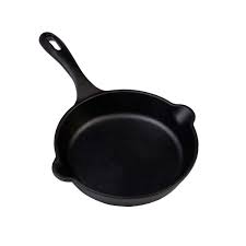 Seasoned Cast Iron Skillet With 6.5 Inch