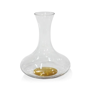 CH-5153 BRUNELLO WINE DECANTER WITH GOLD BASE