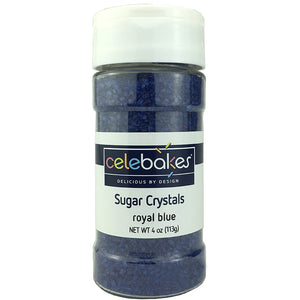 Celebakes Royal Blue Sugar Crystals, 4 oz.