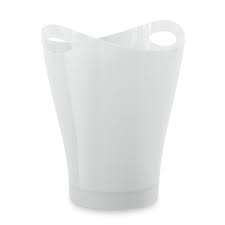 UMBRA GARBINO CAN METALLIC WHITE